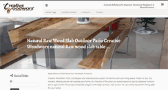 Desktop Screenshot of creativewoodworx.co.za