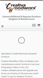 Mobile Screenshot of creativewoodworx.co.za